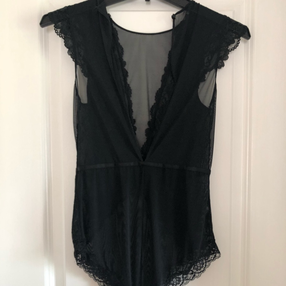 H&M Lace/Mesh Bodysuit - Picture 4 of 7